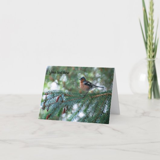 Kievit vink Wenskaart Bedankkaart (Voorkant)