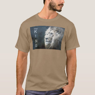 Kiezel Kleur Elegante Pop Art Leeuwenkop Sjabloon T-shirt