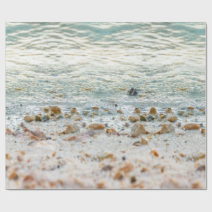 Kiezel Oceaan Strand Oever Cadeaupapier