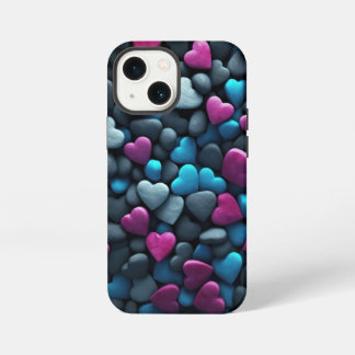 Kiezelhartjes iPhone 13 Mini Hoesje