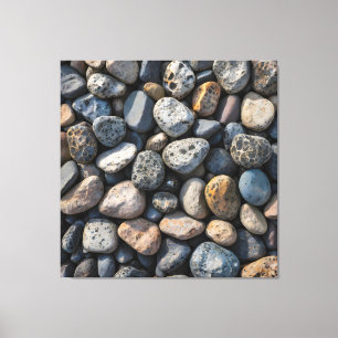 kiezelmozaïek canvas afdruk
