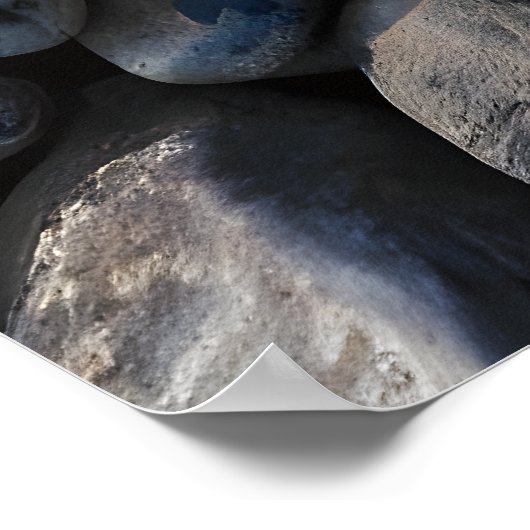 kiezelmozaïek poster (Hoek)