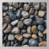 kiezelmozaïek poster (Voorkant)