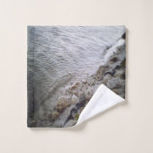 Kiezels Aan Het Strand Bad Handdoek (Wasdoekje)