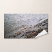 Kiezels Aan Het Strand Bad Handdoek (Handdoek)