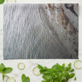 Kiezels Aan Het Strand Theedoek (Gevouwen)