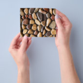 Kiezels achtergrond flyer (Hand)