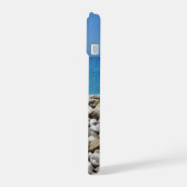 Kiezels en Zee iPhone 15 Case (Linkerkant)