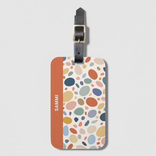 Kiezels Palet Bagagelabel (Voorkant (verticaal))