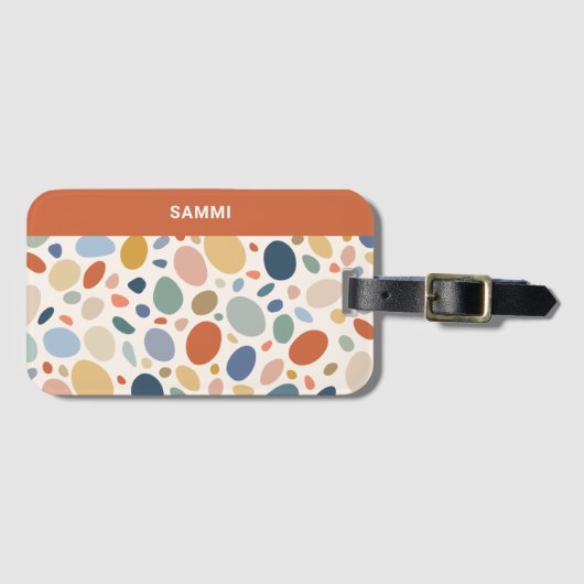 Kiezels Palet Bagagelabel (Voorkant (horizontaal))