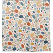 Kiezels Palet Douchegordijn (Voorkant)