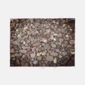 kiezelstenen foto fleece deken, klein deken (Voorkant (Horizontaal))