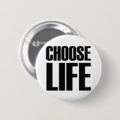 KIEZEN LEVEN - 80 badge Ronde Button 5,7 Cm (Voorkant /achterkant)