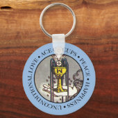 Kiezen met tekst sleutelhanger (Voorkant)