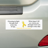 Kiezen om de pijn te bestrijden ...Bewustzijn Bumpersticker (Op auto)