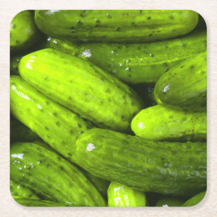 Kiezen plusteken met cadeaukaartje voor pickle Per Kartonnen Onderzetters