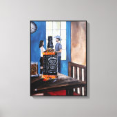 Kiezen Texas Schilderij van Alfred Fox Canvas Afdruk (Voorkant)