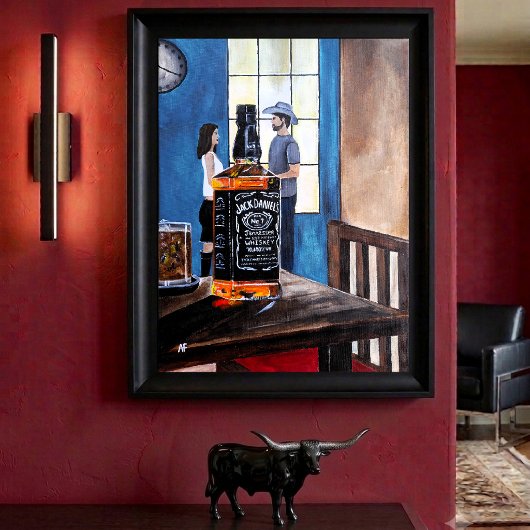 Kiezen Texas Schilderij van Alfred Fox Canvas Afdruk