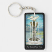Kiezen van de Kiezen van het verre verleden Tarot  Sleutelhanger (Voorkant)