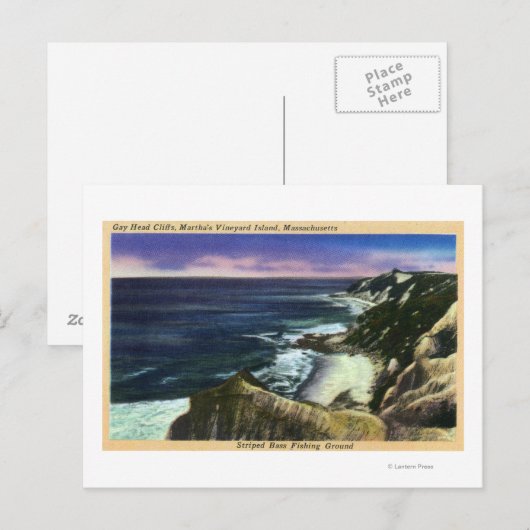 Kiezen van het Kiezen, Striped Bass Vissen Redenen Briefkaart (Voorkant / Achterkant)