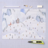 Kiezen voor kerstsirene bergen tissuepapier (Craft)