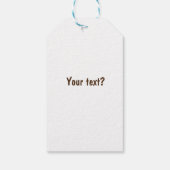 Kiezen voor zakenkorps voor labels cadeaulabel (Achterkant)