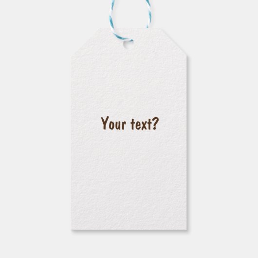 Kiezen voor zakenkorps voor labels cadeaulabel (Achterkant)