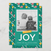 Kiezend Kerstmis Bessen Aangepaste Fotokaart Feestdagenkaart (Voorkant / Achterkant)