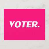 "Kiezer" heet roze, magenta, fuchsia, wit Briefkaart (Voorkant)