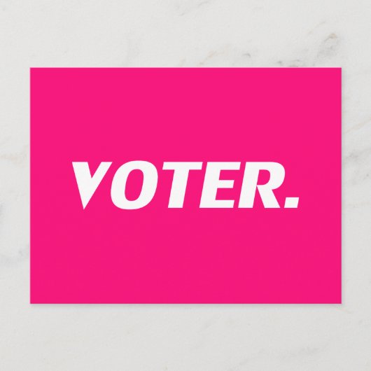 "Kiezer" heet roze, magenta, fuchsia, wit Briefkaart (Voorkant)