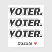 "kiezer" Pride zwarte letters - Sticker (Vel)