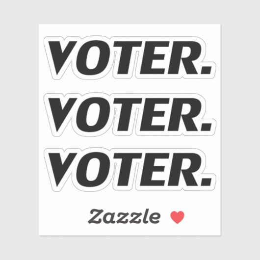 "kiezer" Pride zwarte letters - Sticker (Vel)