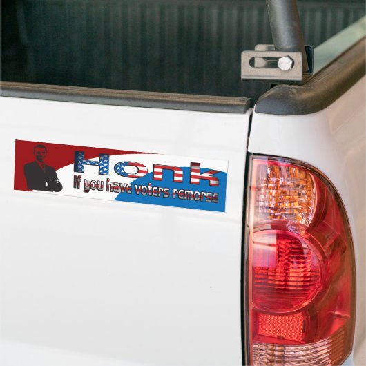 kiezers berispen bumpersticker (Op Truck)