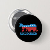 kiezers zonder beslissing ronde button 5,7 cm (Voorkant /achterkant)