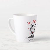Kiezige Liefde Muis Latte Mok (Linkerhoek)