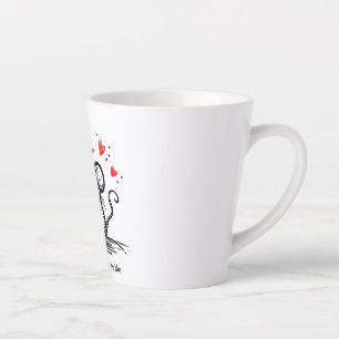 Kiezige Liefde Muis Latte Mok