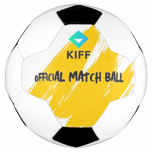 KIFF 2023 Officiële Match Ball Voetbal (Voorkant)