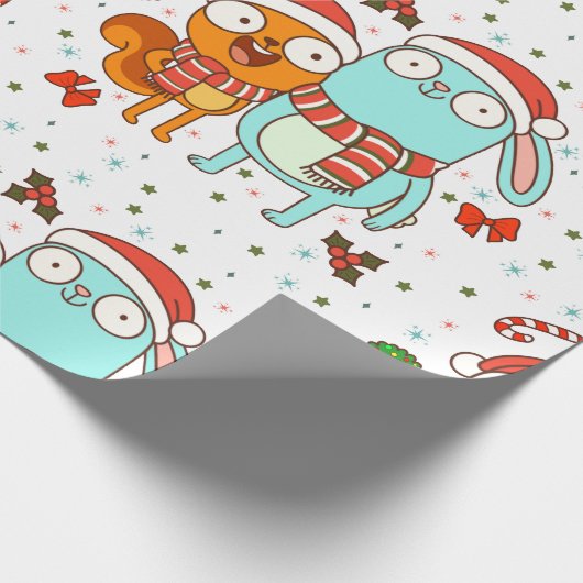 Kiff and Barry Holiday Cadeaupapier (Hoek)