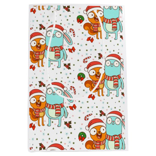 Kiff and Barry Holiday Medium Cadeauzakje (Voorkant)