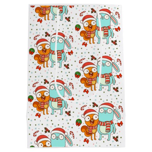 Kiff and Barry Holiday Medium Cadeauzakje (Achterkant)