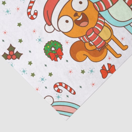 Kiff and Barry Holiday Tissuepapier (Detail)