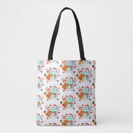 Kiff and Barry Holiday Tote Bag (Voorkant)