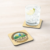 Kigali Rwanda Africa Bier Onderzetter (Rechterzijde)