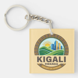 Kigali Rwanda Africa Sleutelhanger