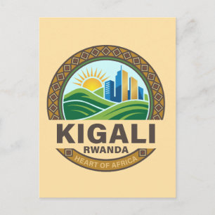 Kigali Rwanda Afrika Briefkaart