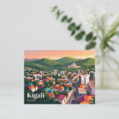 Kigali, Rwanda Briefkaart (Staand voorkant)