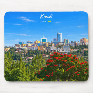 Kigali, Rwanda - Modern Stadsgezicht Silhouet Muismat