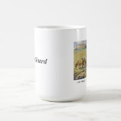 Kiger Mustang Stallion verdedigt zijn beslag Koffiemok (Center)