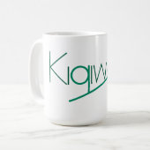 Kigiweb Logo Design Coffee Mok (Voorkant links)