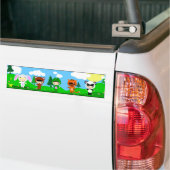 Kigurumi Love meisjes Bumpersticker (Op Truck)